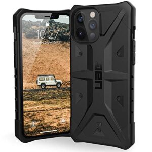 urban armor gear uag designed for iphone 12 pro max 5g [6.7-inch screen] rugged lightweight slim shockproof pathfinder protective cover, black