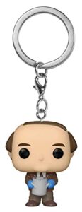 funko pocket pop! keychain: the office - kevin with chili