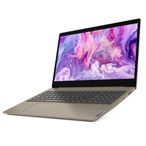 Lenovo Ideapad 3 Laptop, 15.6" Full HD Display, 10th Gen Intel Core i3-1005G1 Dual-Core Processor, 8GB DDR4 Memory, 256GB PCIe SSD, HDMI, Wi-Fi, Bluetooth, Webcam, Windows 10 Home, Almond