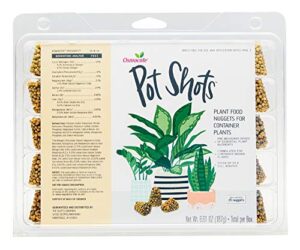 osmocote potshots: premeasured house plant food, feed for up to 6 months, 25 nuggets