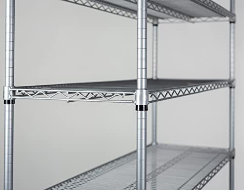 Omega 14" Deep x 60" Wide x 36" High 2 Tier Gray Starter Shelving Unit