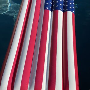 Inflatable American Flag Pool Float Patriotic US Stars & Stripes for Summer 4th of July Parties. Great Gift Idea!