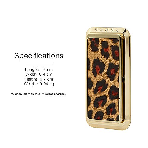 HANDL New York HANDLstick Cheetah Grip and Stand for Smartphone