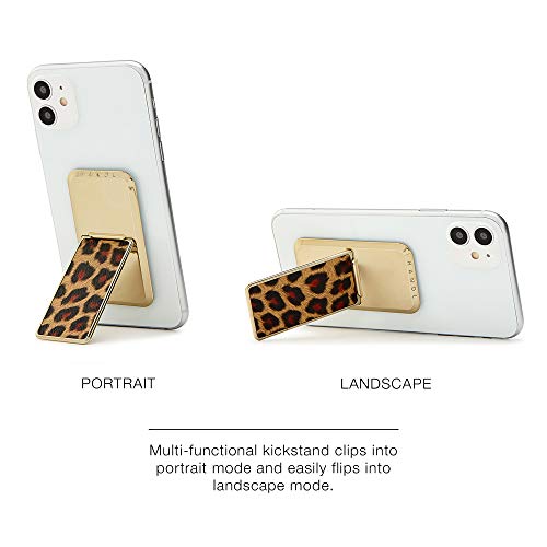 HANDL New York HANDLstick Cheetah Grip and Stand for Smartphone