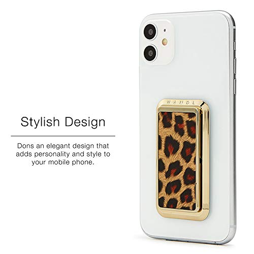 HANDL New York HANDLstick Cheetah Grip and Stand for Smartphone