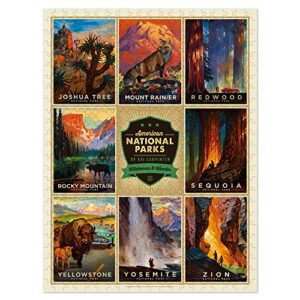 americanflat 500 piece national parks jigsaw puzzle 18x24 inches by anderson design group