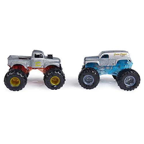 Monster Jam, Official Megalodon vs. Octon8er Color-Changing Die-Cast Monster Trucks, 1:64 Scale