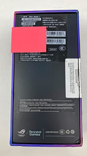 Asus ROG Phone 3, 5G, International Version (No Warranty), 128GB+12GB, Strix Edition Tencent Version (Black) - GSM Unlocked