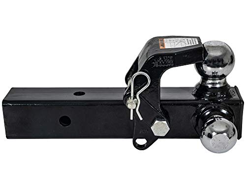 Buyers Products 1802280 Tri Ball Hitch with Pintle Hook for 2-1/2 Inch Receivers,Black