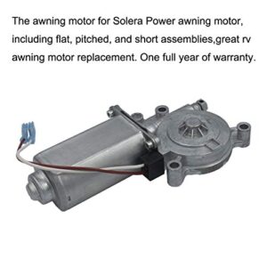 266149 RV Power Awning Motor Replacement Universal Motor 12-Volt DC 75-RPM Compatible with Solera Power Awnings Including Flat, Pitched and Short Assemblies