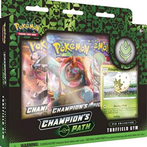 Pokemon TCG: Champion's Path Pin Collection (Turffield, Hulbury, and Motostoke), Multicolor (290-80484)