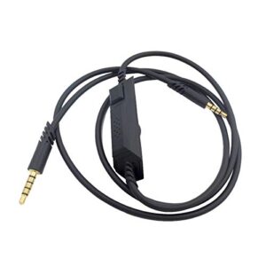 Alfzero Cable connectors A40 Inline Mute Cable for Astro A40 Headset A10 Gaming Headphone Replacement Cable