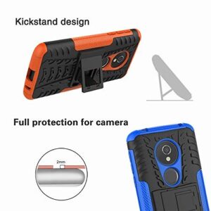 ISADENSER Phone Case for Redmi Note 9, Redmi Note 9 Cover Redmi Note 9 Slim Case Heavy Duty with Kickstand Dual Layer Drop Protection Shockproof Hard Phone Case for Redmi Note 9 Hyun Orange