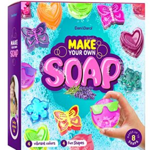 Dan&Darci Soap Making Kit for Kids - Crafts Science Toys - Birthday Gifts for Girls and Boys Age 6-12 Years Old Girl DIY Soap Kits - Best Educational Craft Activity Gift for 6-12 Year Old Kids