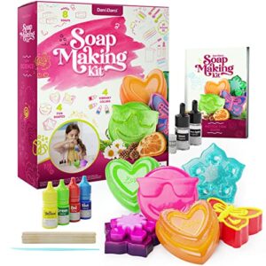 Dan&Darci Soap Making Kit for Kids - Crafts Science Toys - Birthday Gifts for Girls and Boys Age 6-12 Years Old Girl DIY Soap Kits - Best Educational Craft Activity Gift for 6-12 Year Old Kids