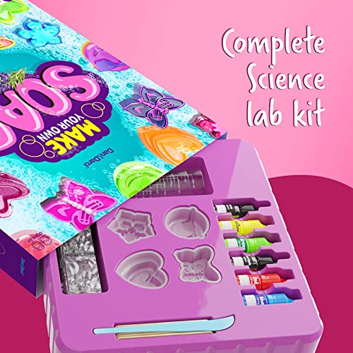 Dan&Darci Soap Making Kit for Kids - Crafts Science Toys - Birthday Gifts for Girls and Boys Age 6-12 Years Old Girl DIY Soap Kits - Best Educational Craft Activity Gift for 6-12 Year Old Kids