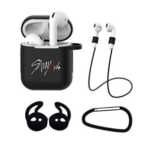 4pcs kpop stray kids earphones case for airpods 1 2 3 pro silicone cover set