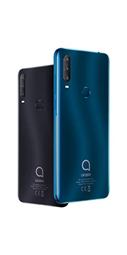 Alcatel 1S 2020 5028A 4G LTE 6.22" HD+, Octa-Core, Triple Camera, 32GB/3GB, 4000 mAh, Android 10.0 (GSM Only Not CDMA) (Agate Green)