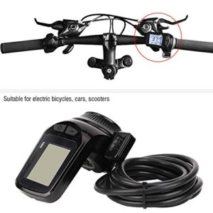 Motor Brushless Controller, 48V 350W Motor Controller Waterproof LCD Display Thumb Throttle Panel Electric Bicycle Scooter Brushless Controller Kit