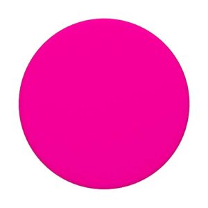 Pink Solid Color Phone Accessory Cute for Women Hot Pink PopSockets PopGrip: Swappable Grip for Phones & Tablets