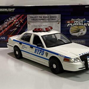 Greenlight 85513 Hot Pursuit - 2011 Ford Crown Victoria Police New York City Police Dept (NYPD) 1/24 Scale