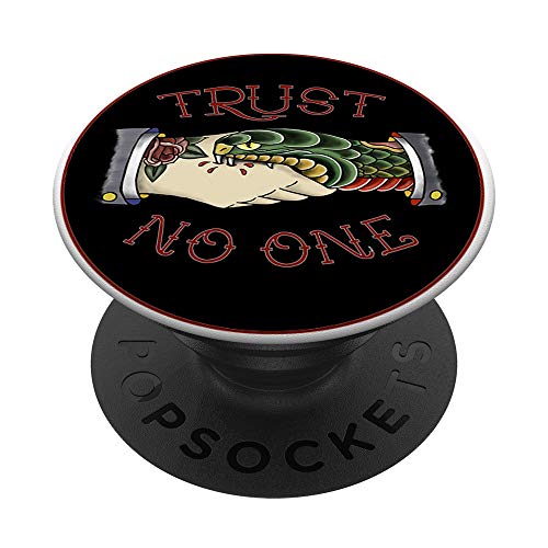 Trust No One - American Traditional Tattoo PopSockets Swappable PopGrip