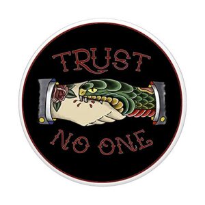 Trust No One - American Traditional Tattoo PopSockets Swappable PopGrip