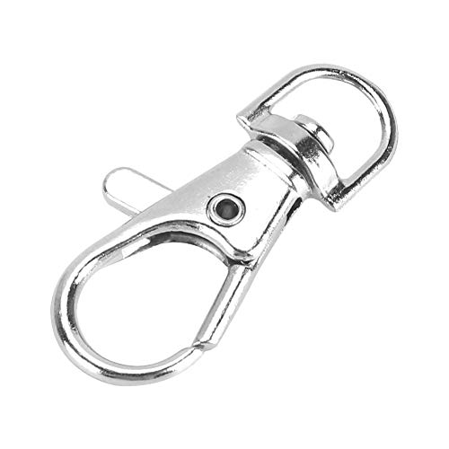 12 Pcs Pet Birds Foot Rings Cage Door Buckle Lock Claw Trigger Snap Hook Iron Anti-Escape Accessory for Pet Birds Parrot Small Animals