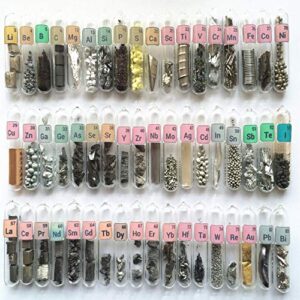 54 elements in sealed glass tube pure for element collections grade a neat and new good as gift for students, education, business gift, display, diys