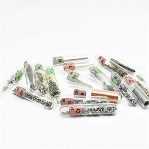 54 Elements in Sealed Glass Tube Pure for Element Collections Grade A Neat and New Good as Gift for Students, Education, Business Gift, Display, DIYs