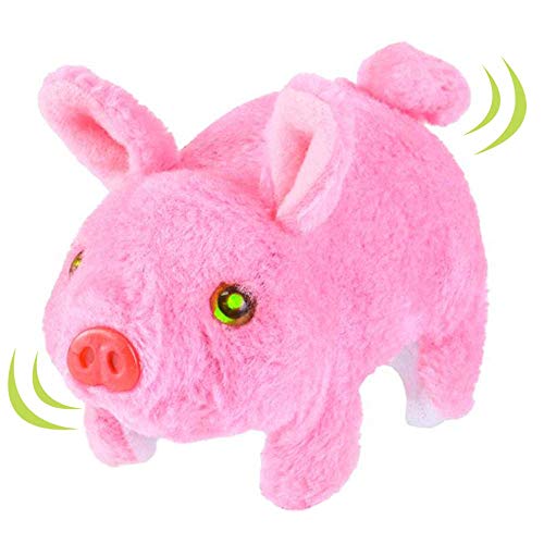 ArtCreativity Walking Pig Toy That Oinks, Wiggles, and Lights Up, Battery Operated Oinking Piggy with Moving Tail and Nose, Interactive Piglet Pet Toy for Kids, Best Gift for Boys and Girls