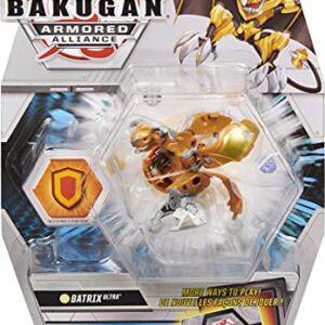 Bakugan Ultra, Batrix, 3-inch Tall Armored Alliance Collectible Action Figure and Trading Card