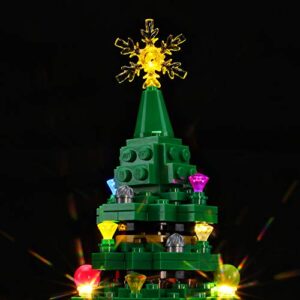 BRIKSMAX Led Lighting Kit for Christmas Tree - Compatible with Lego 40338 Building Blocks Model- Not Include The Lego Set