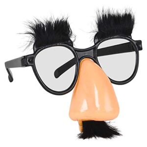 The Dreidel Company Child's Disguise Glasses, Funny Eyes and Nose with Mustache Glasses, Party Favors (2-Pack)