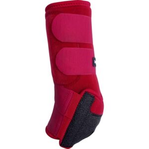 Classic Equine Legacy2 Hind Support Boots, Crimson, Large