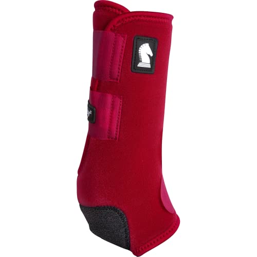 Classic Equine Legacy2 Hind Support Boots, Crimson, Large