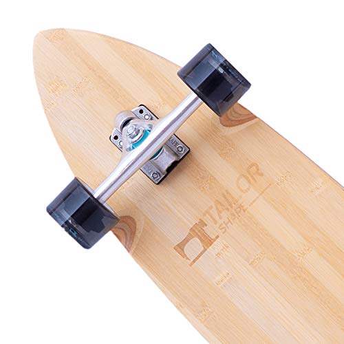 TailorShape Race Clothes 44" Bamboo and Canadian Maple Longboard Skateboard Cruiser Flowers