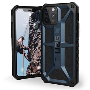 urban armor gear uag designed for iphone 12 case/iphone 12 pro case [6.1-inch screen] rugged lightweight slim shockproof premium monarch protective cover, mallard