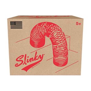 Collector’s Slinky The Original Walking Spring Toy, Black Metal Slinky, Toys for 3 Year Old Girls and Boys, Party Favors, Fidget Toys, by Just Play