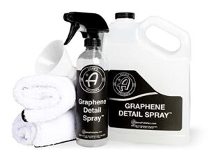 adam’s graphene detail spray refill kit - extends protection of waxes, sealants, & coatings | quick, waterless detailer for car detailing | clay bar, drying aid, add shine gloss ceramic protection