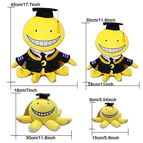 Enhopty Classroom Plush Toy Funny Stuffed Plushie Doll for Anime Fans Kids 11.8in