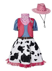 lmyove cowgirl halloween costume (medium, pink)