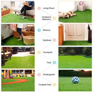 Cocoarm Artificial Grass Turf Lawn, Synthetic Artificial Grass Mat Turf Lawn Garden Micro Landscape Ornament Dollhouse Grass Home Decor for Indoor and Outdoor Use, Non Toxic for Pet, 12 x 12inch