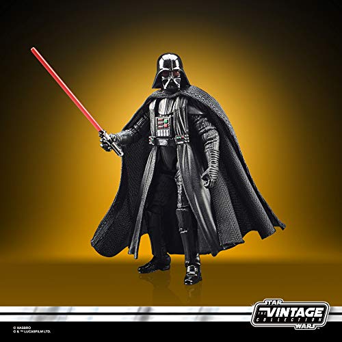 STAR WARS The Vintage Collection Darth Vader Toy, 3.75-Inch-Scale Rogue One: A Story Action Figure, Toys for Kids Ages 4 and Up, Black