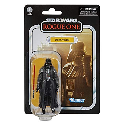 STAR WARS The Vintage Collection Darth Vader Toy, 3.75-Inch-Scale Rogue One: A Story Action Figure, Toys for Kids Ages 4 and Up, Black