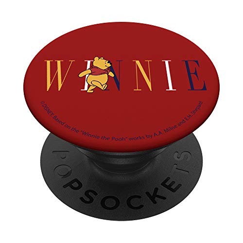 Disney Winnie The Pooh Winnie Text PopSockets Swappable PopGrip