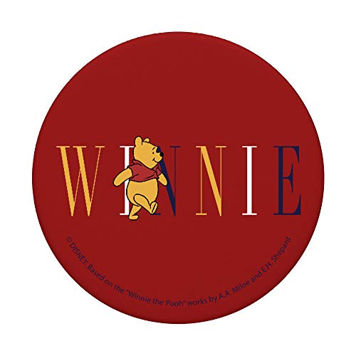 Disney Winnie The Pooh Winnie Text PopSockets Swappable PopGrip