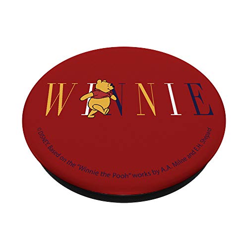 Disney Winnie The Pooh Winnie Text PopSockets Swappable PopGrip