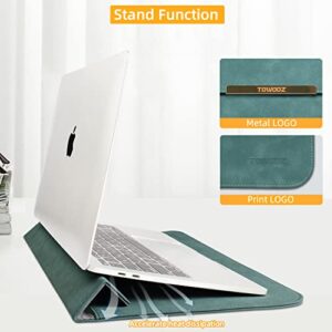 TOWOOZ MacBook Air M2 Sleeve Compatible with 2022 New M2 MacBook Air 13.6 Inch A2681 / MacBook Pro 13-13.3 Inch/MacBook Air 13-13.6 Inch M1 M2 Chip, Laptop Sleeve Case with Accessory Pouch