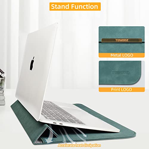 TOWOOZ MacBook Air M2 Sleeve Compatible with 2022 New M2 MacBook Air 13.6 Inch A2681 / MacBook Pro 13-13.3 Inch/MacBook Air 13-13.6 Inch M1 M2 Chip, Laptop Sleeve Case with Accessory Pouch